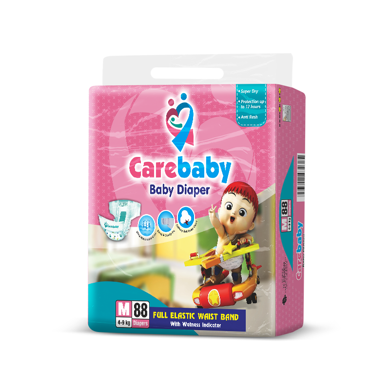 Carebaby Diapers Size Mega Medium 88-Counts